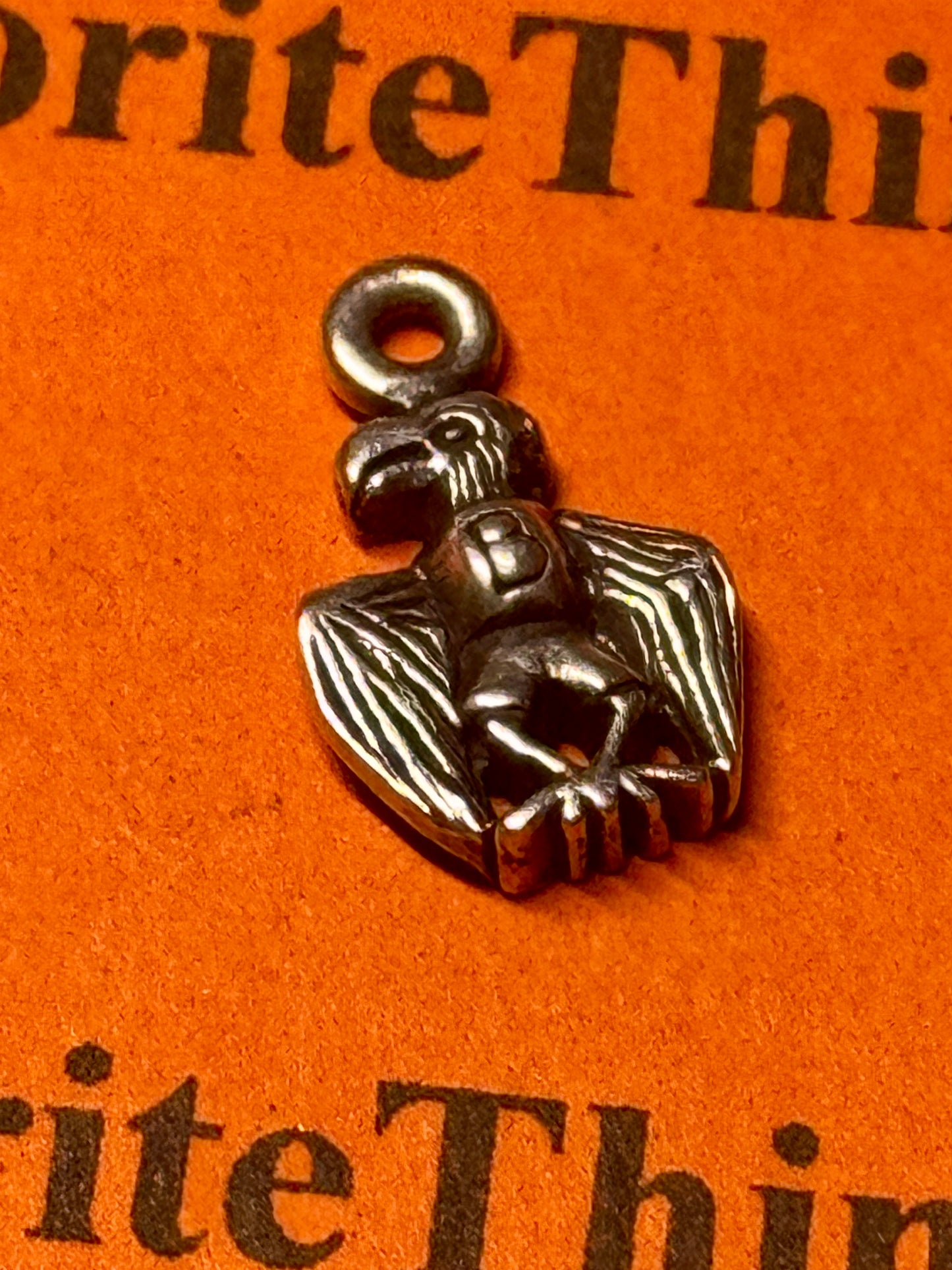 PreOwned James Avery Retired Silver Eagle Charm With Letter B Brackenridge Eagles?