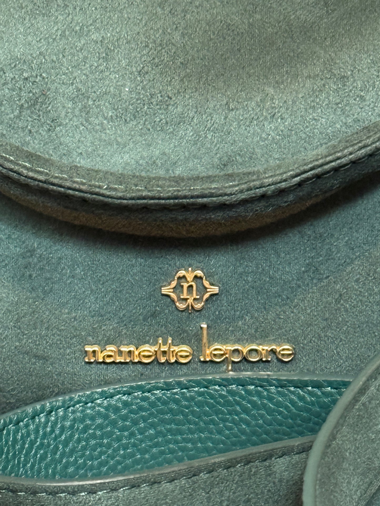 Nanette Lepore Clarisa Rainforest Green Satchel Purse Handbag