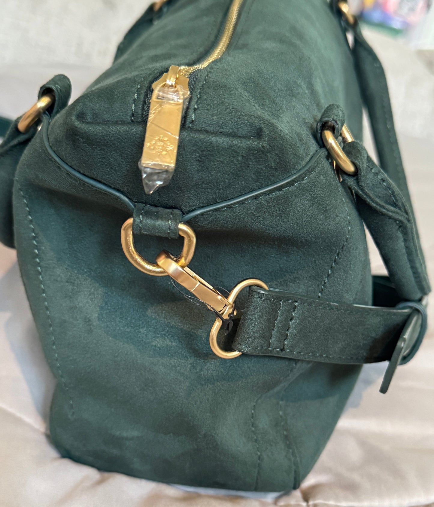 Nanette Lepore Clarisa Rainforest Green Satchel Purse Handbag