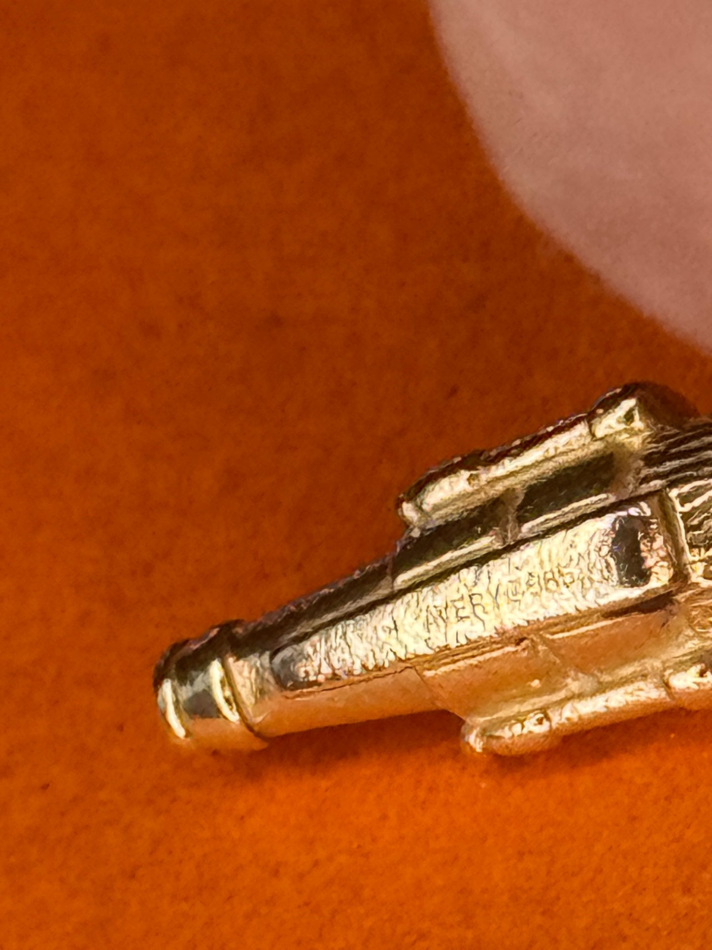 Pre Owned James Avery Retired Hard to Find 14k Gold Christmas Nutcracker Charm