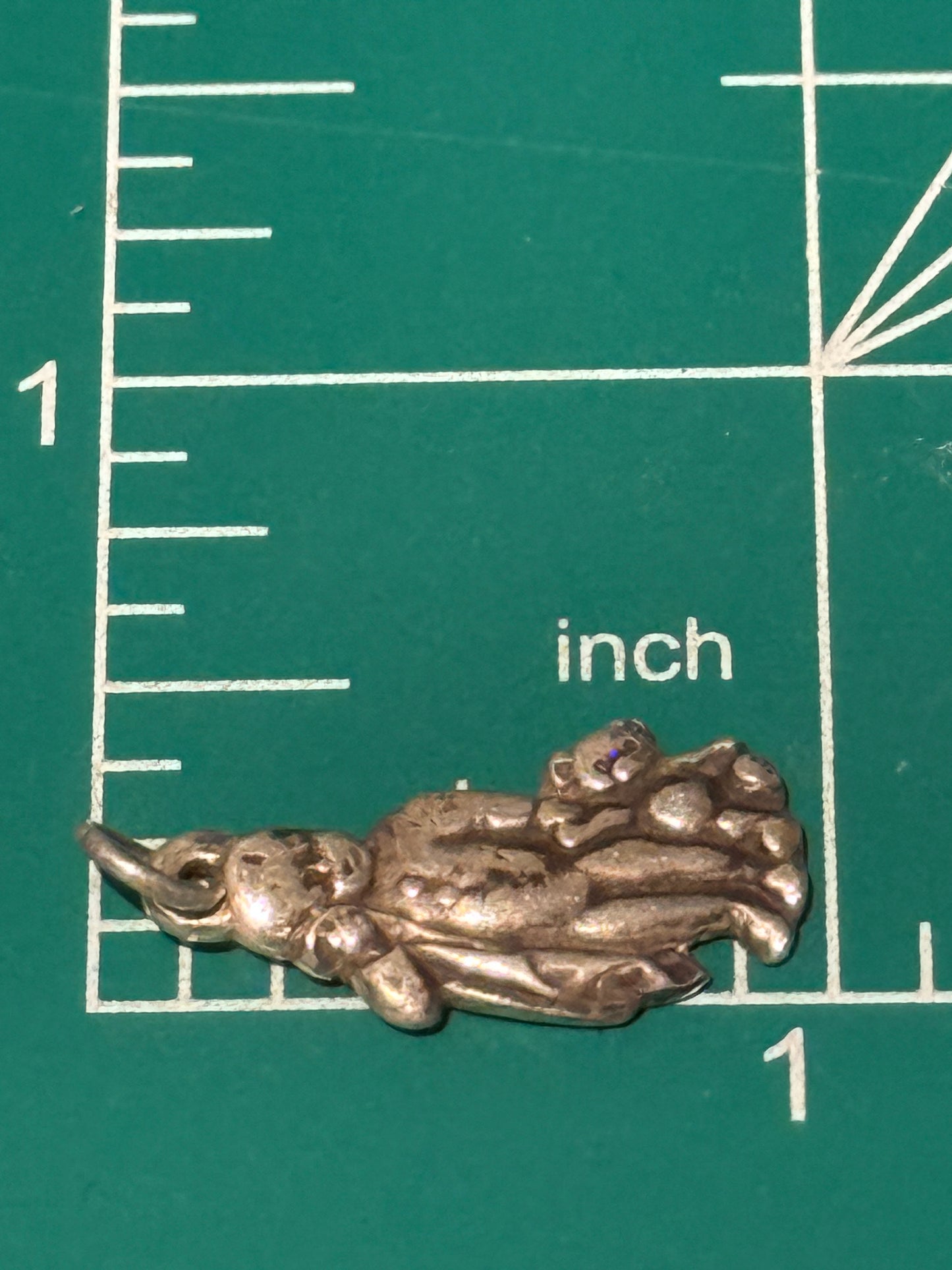 Pre Owned Retired Silver Boy with Blanket and Bear Charm