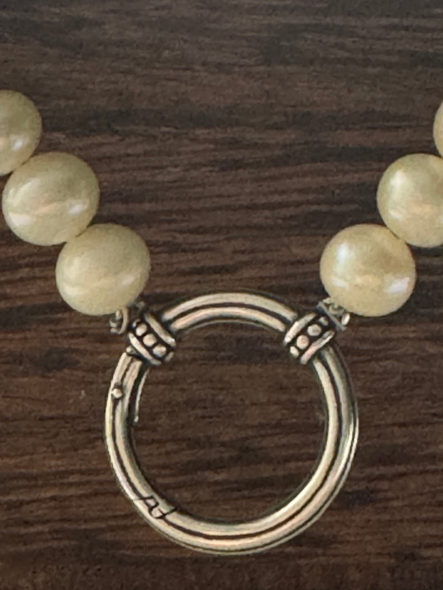 Genuine Pearl Necklace with James Avery Interchangeable Charm Holder 16”