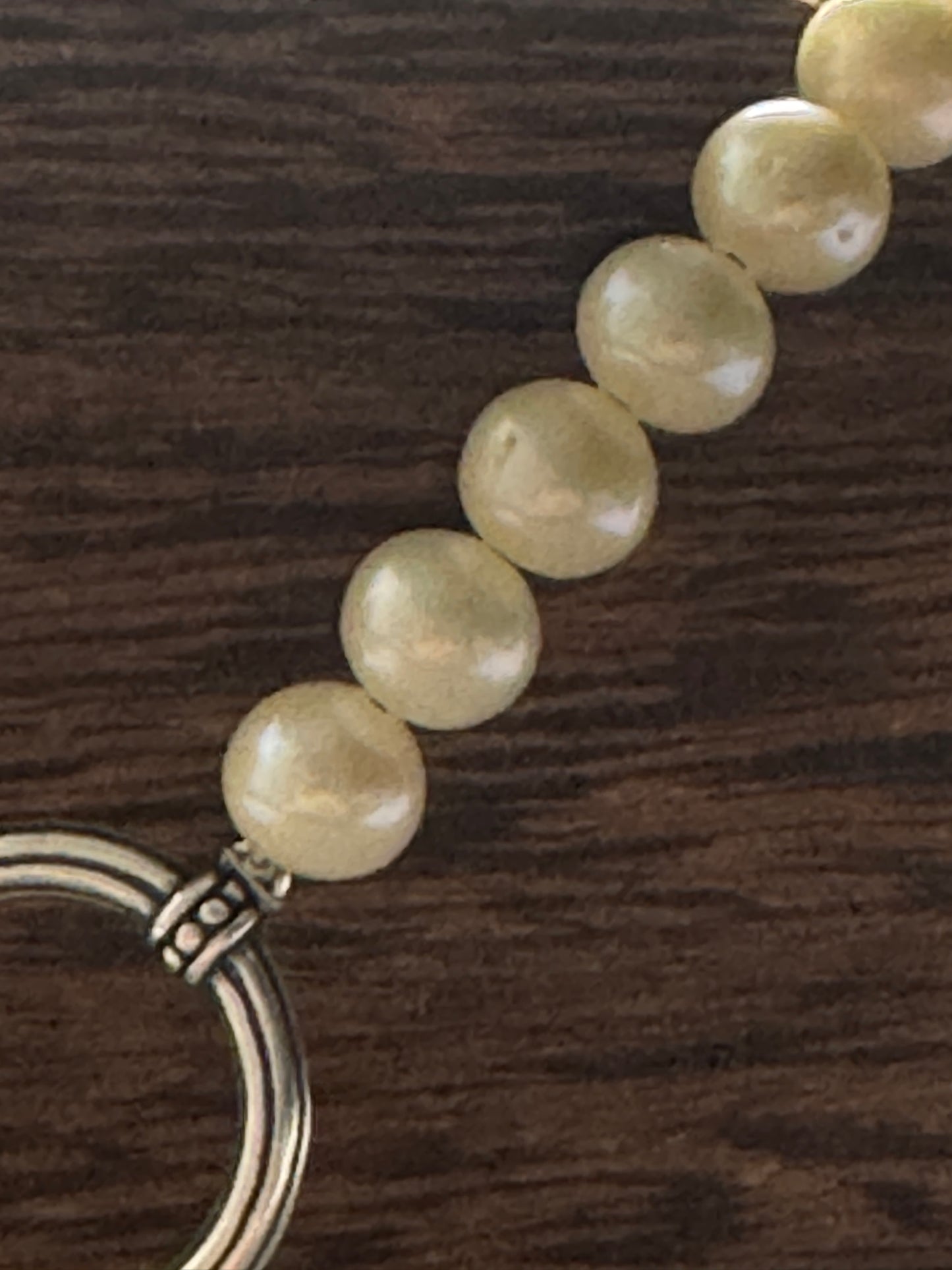 Genuine Pearl Necklace with James Avery Interchangeable Charm Holder 16”