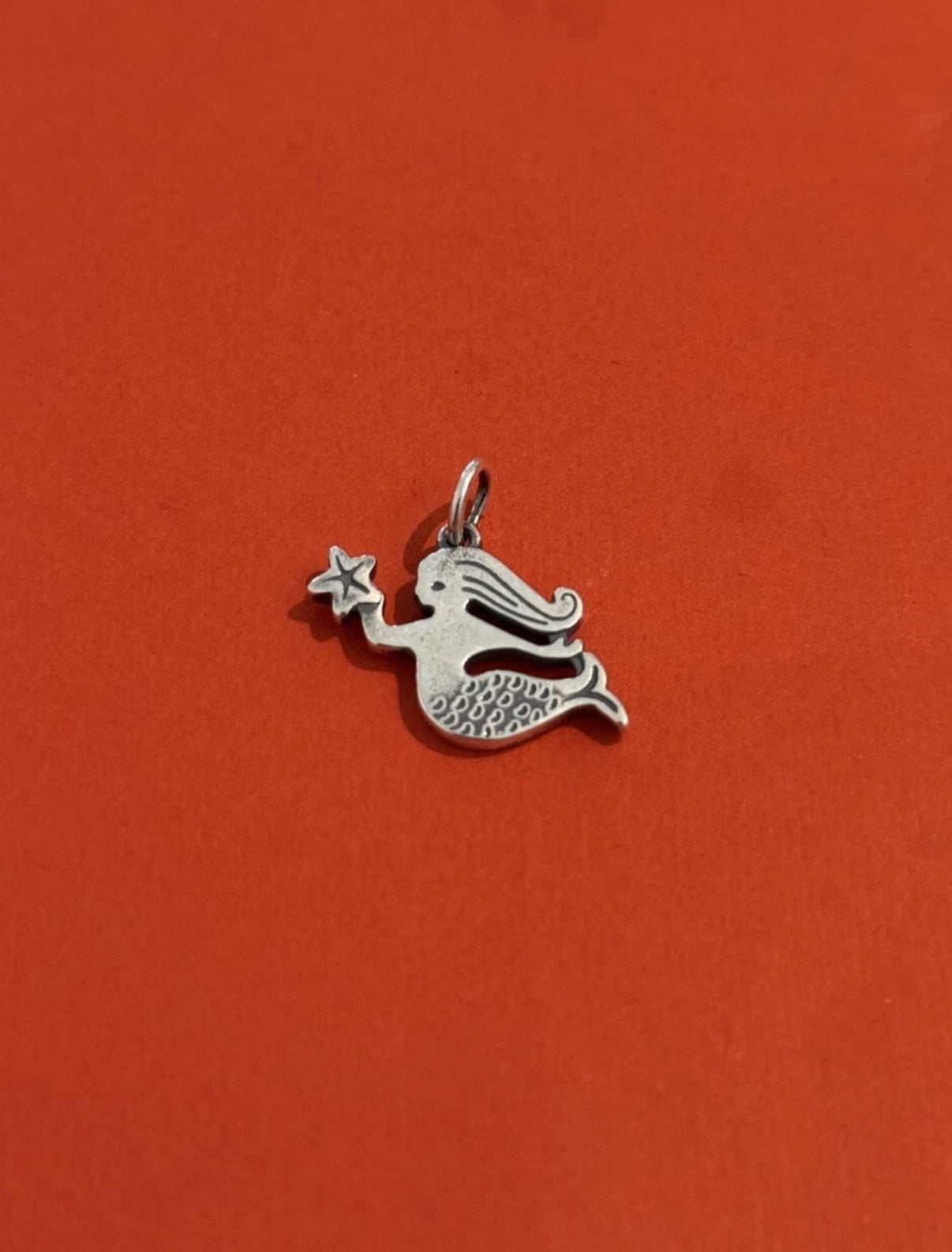 Brand New in Box James Avery Retired Sterling Silver Mermaid Charm
