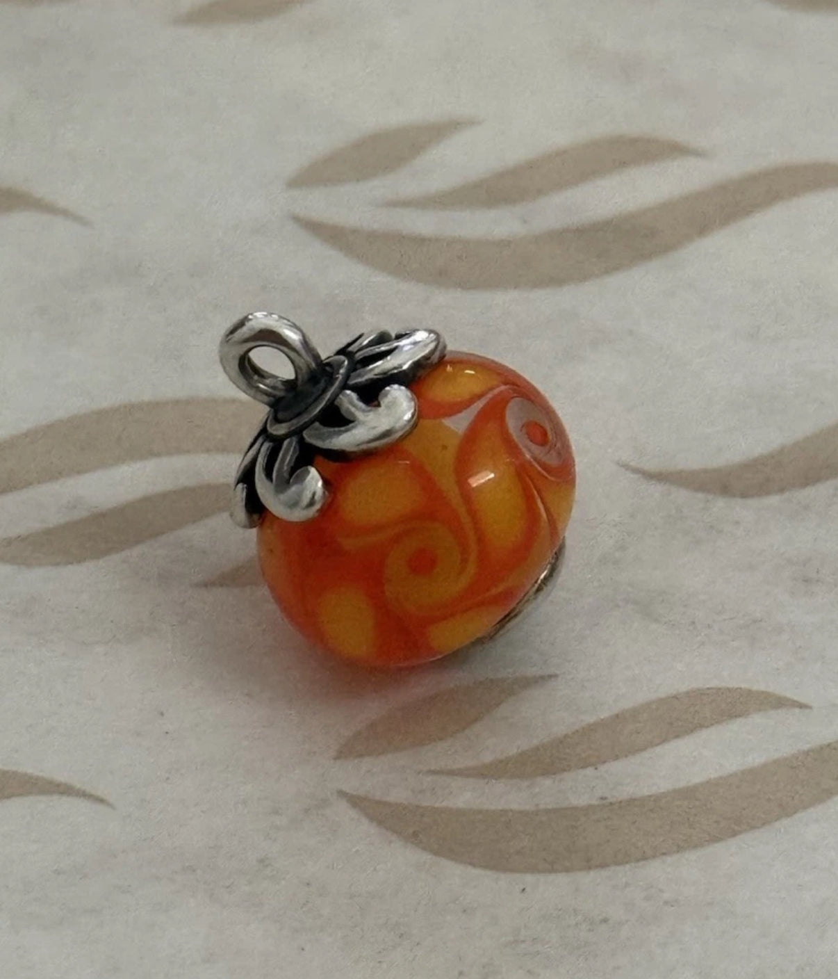 Pre-Owned James Avery Retired Sterling Silver Summer Sun Finial Charm