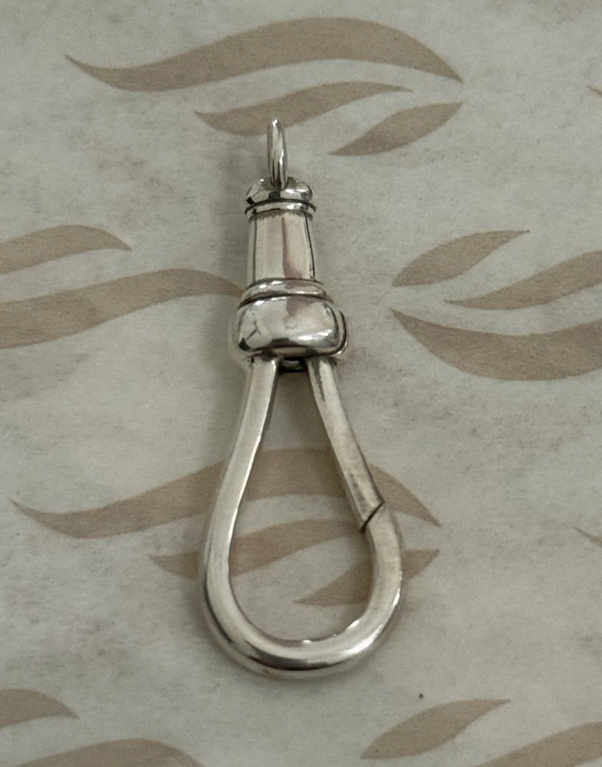 Pre-Owned James Avery Retired Silver Fob Charm Or Pendant Holder