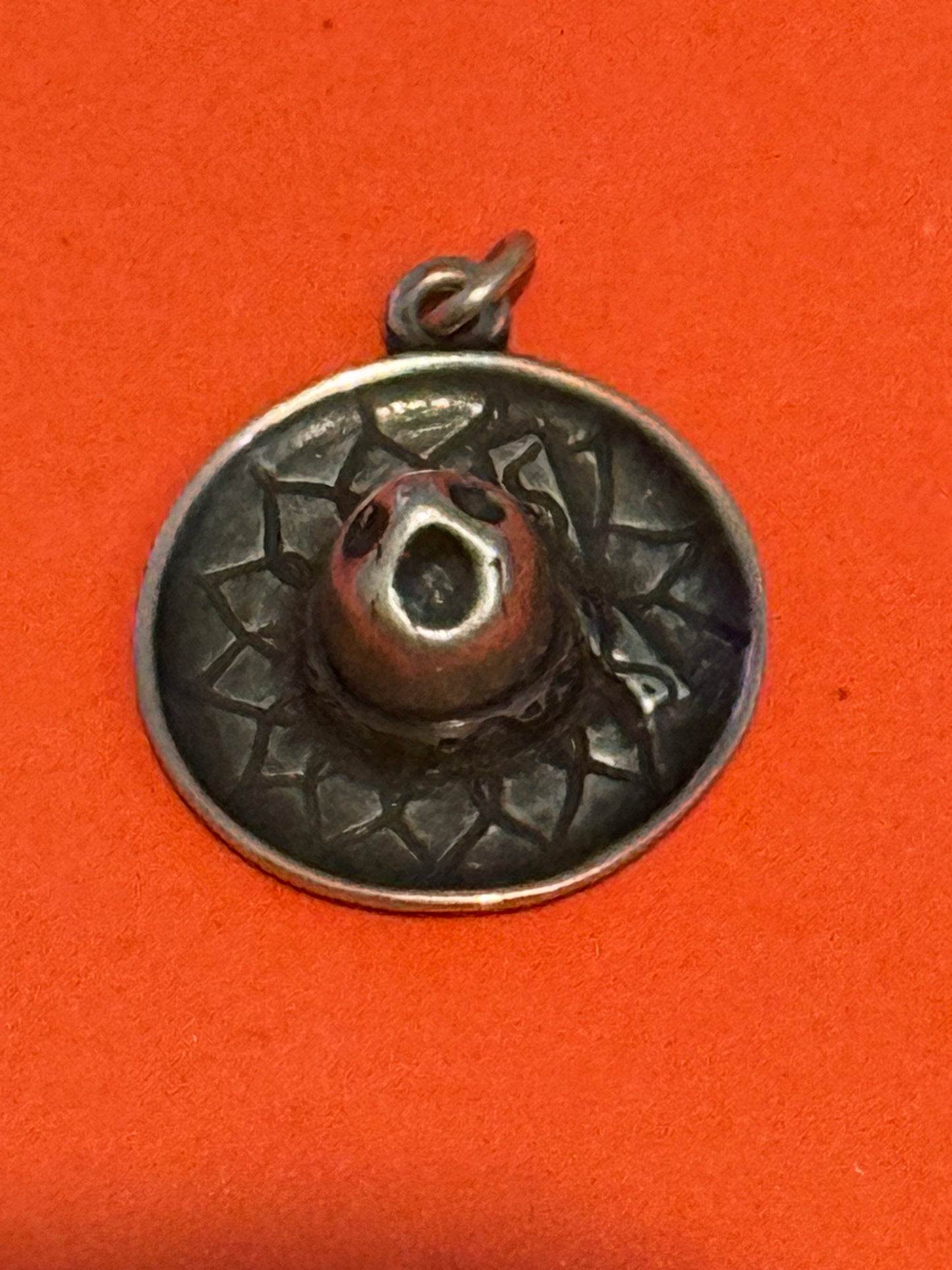Pre Owned James Avery Retired Hard To Find Silver Sombrero Charm or Pendant