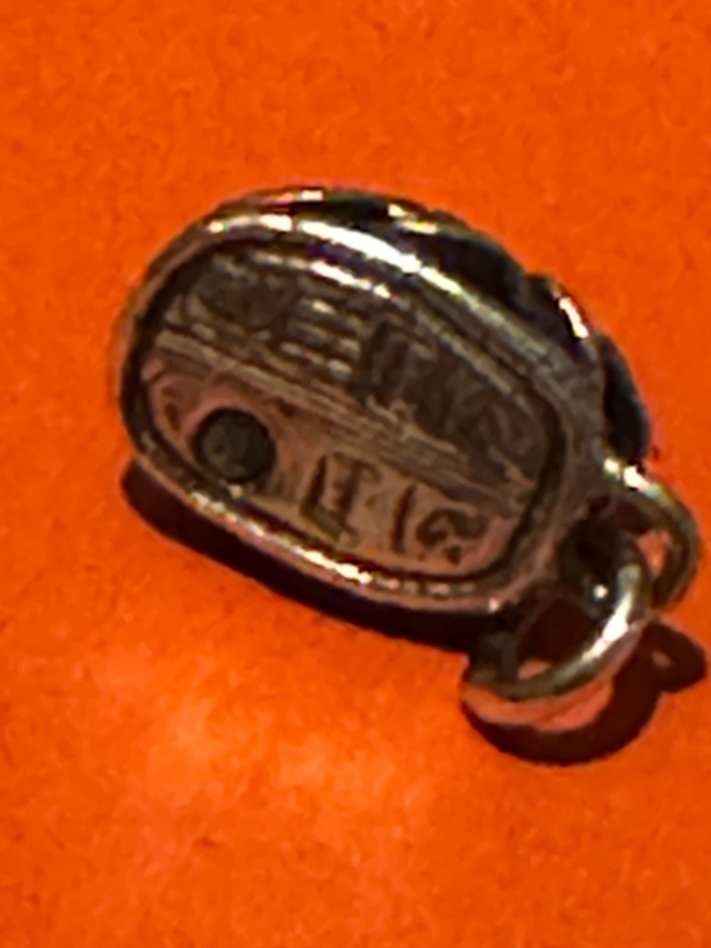 Pre Owned James Avery RARE and RETIRED 3D Silver Scarab Charm