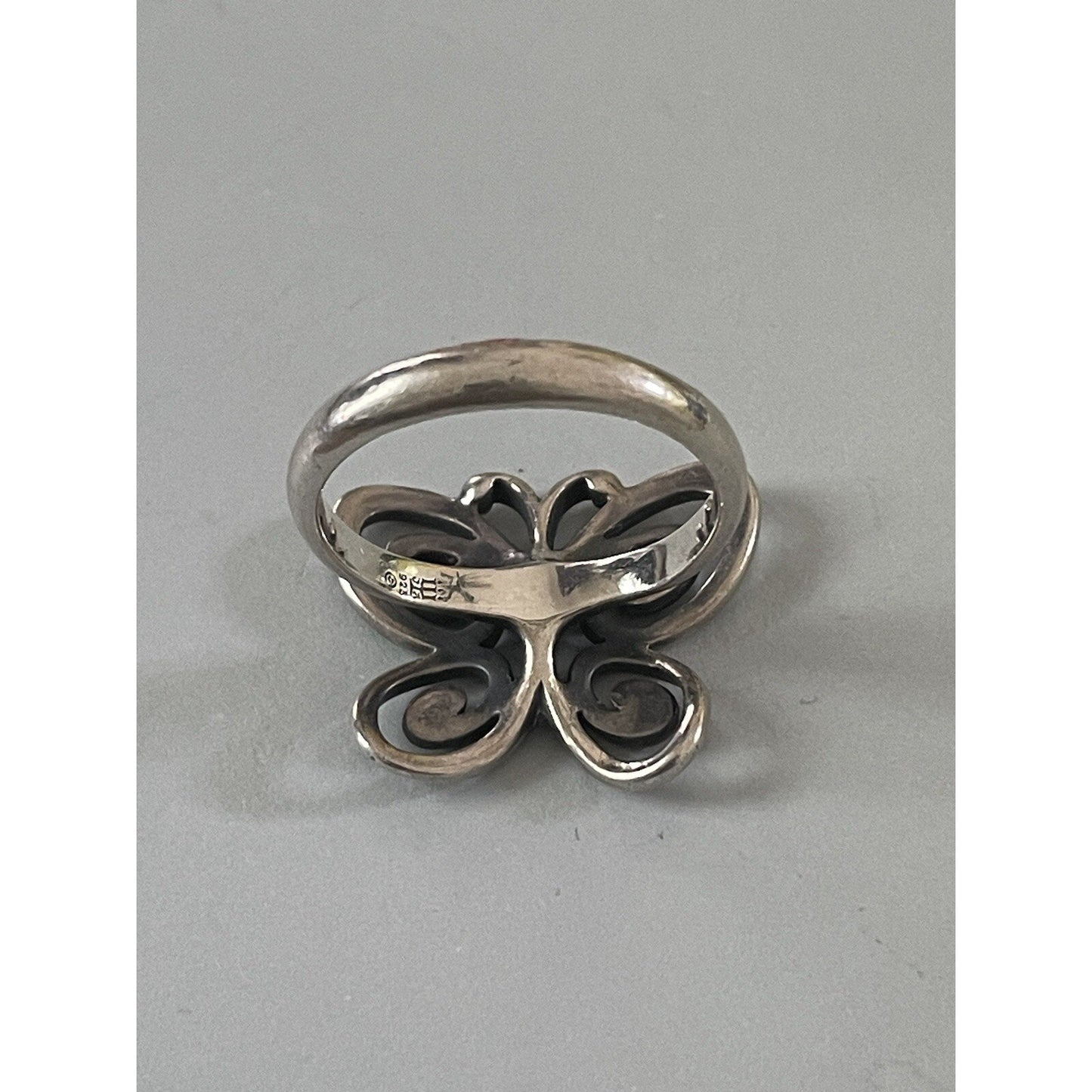 James Avery Retired Large Sterling Silver 3D Abounding Butterfly Ring Size 10.5 Pre-Owned