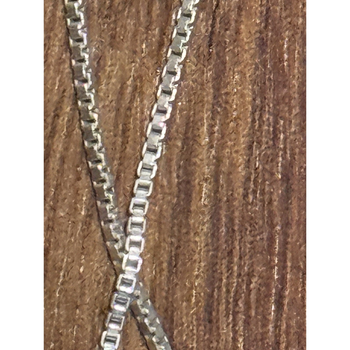 Sterling Silver Pavé Masonite Diamond Heart Pendant & 925 Box Necklace 18”