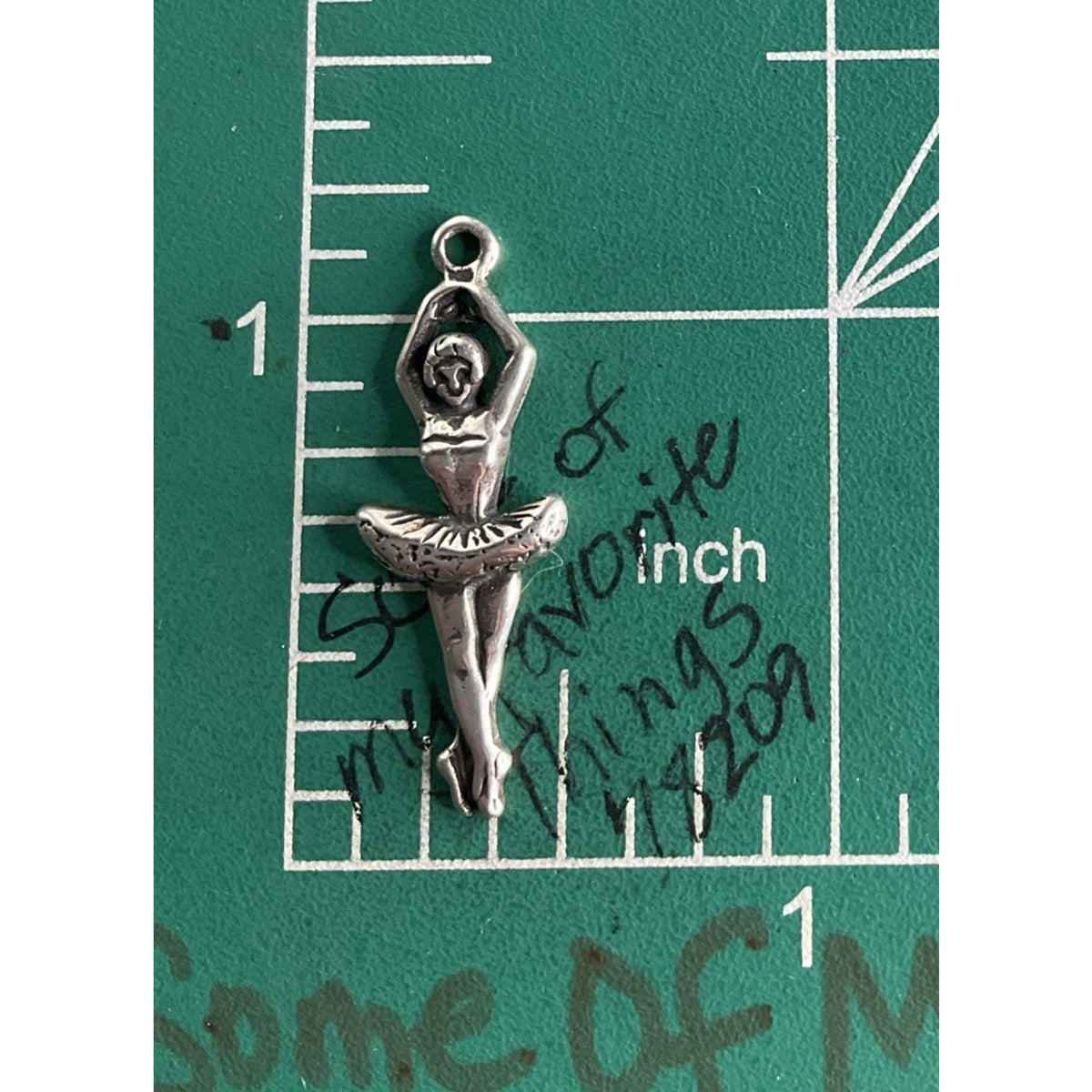 Sterling Silver .925 Ballerina Dancer Trading Charm