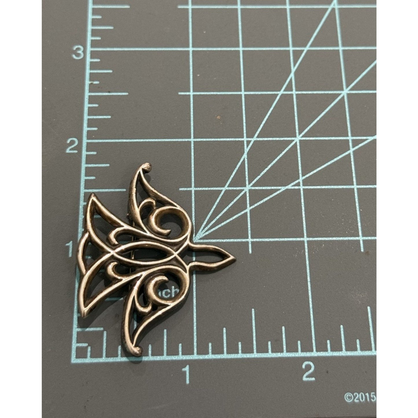 James Avery Retired Sterling Silver Large Descending Dove Brooch Pin Pre-Owned