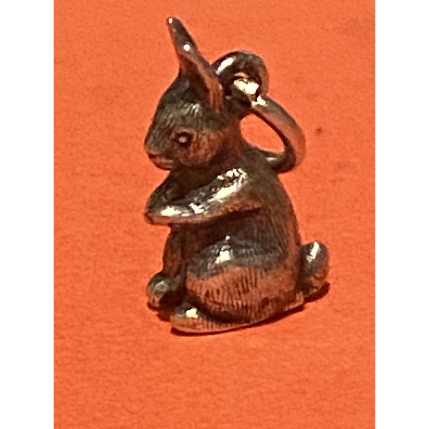 James Avery Retired Silver Detailed Cotton Tail Bunny Charm Pre-Owned