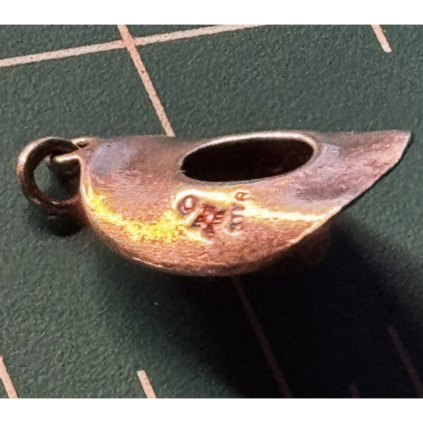 Vintage 925 Sterling Silver Cowboy Hat Charm 3D Western Cowgirl Pendant