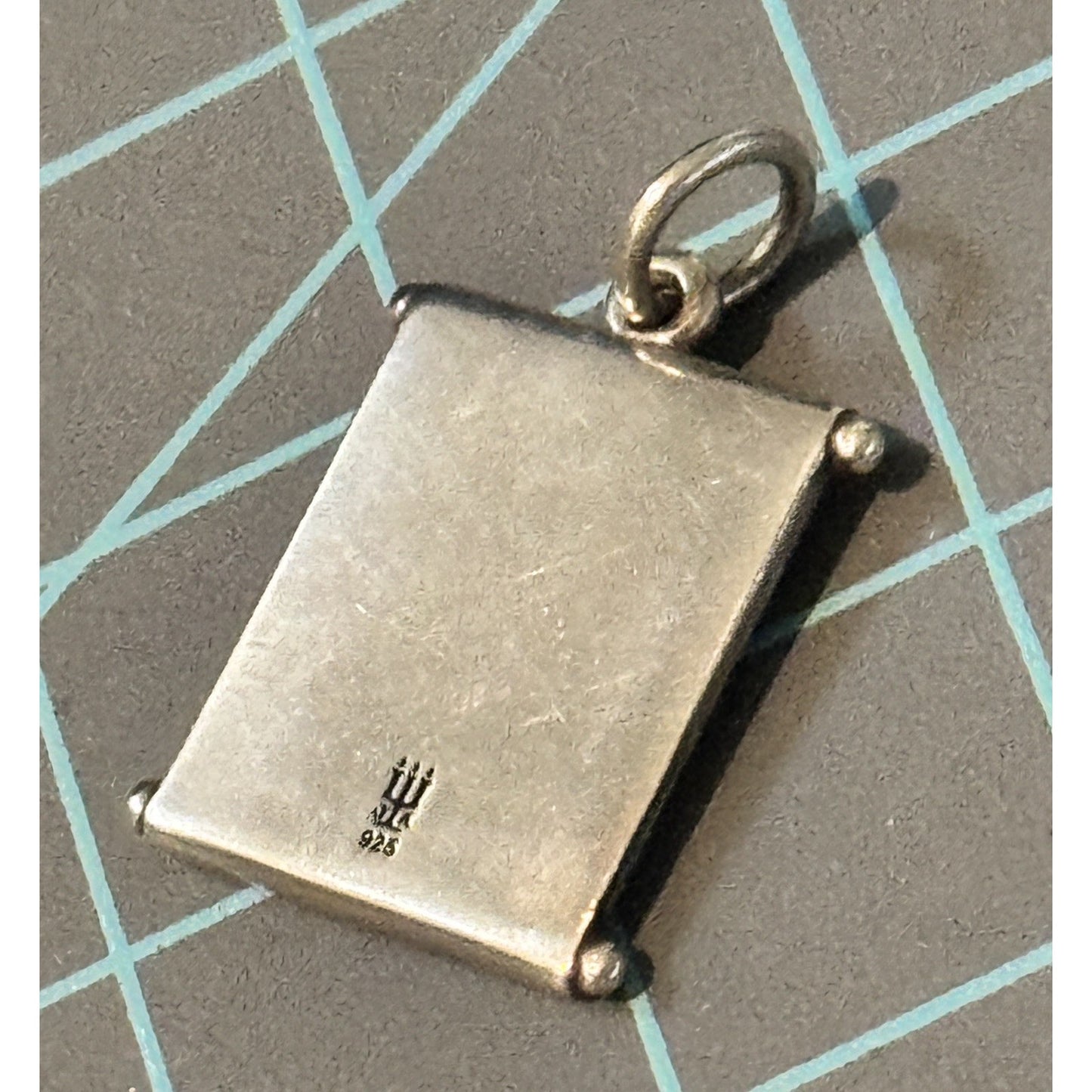 James Avery Retired 925 HEAL ME O LORD AND I SHALL BE HEALED God’s Scroll Charm