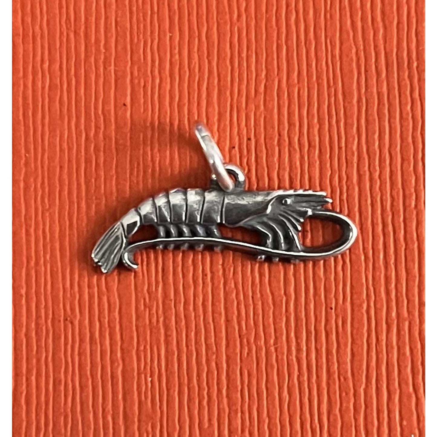 Brand New In Box James Avery Retired Sterling Silver Shrimp Charm Pre-Owned