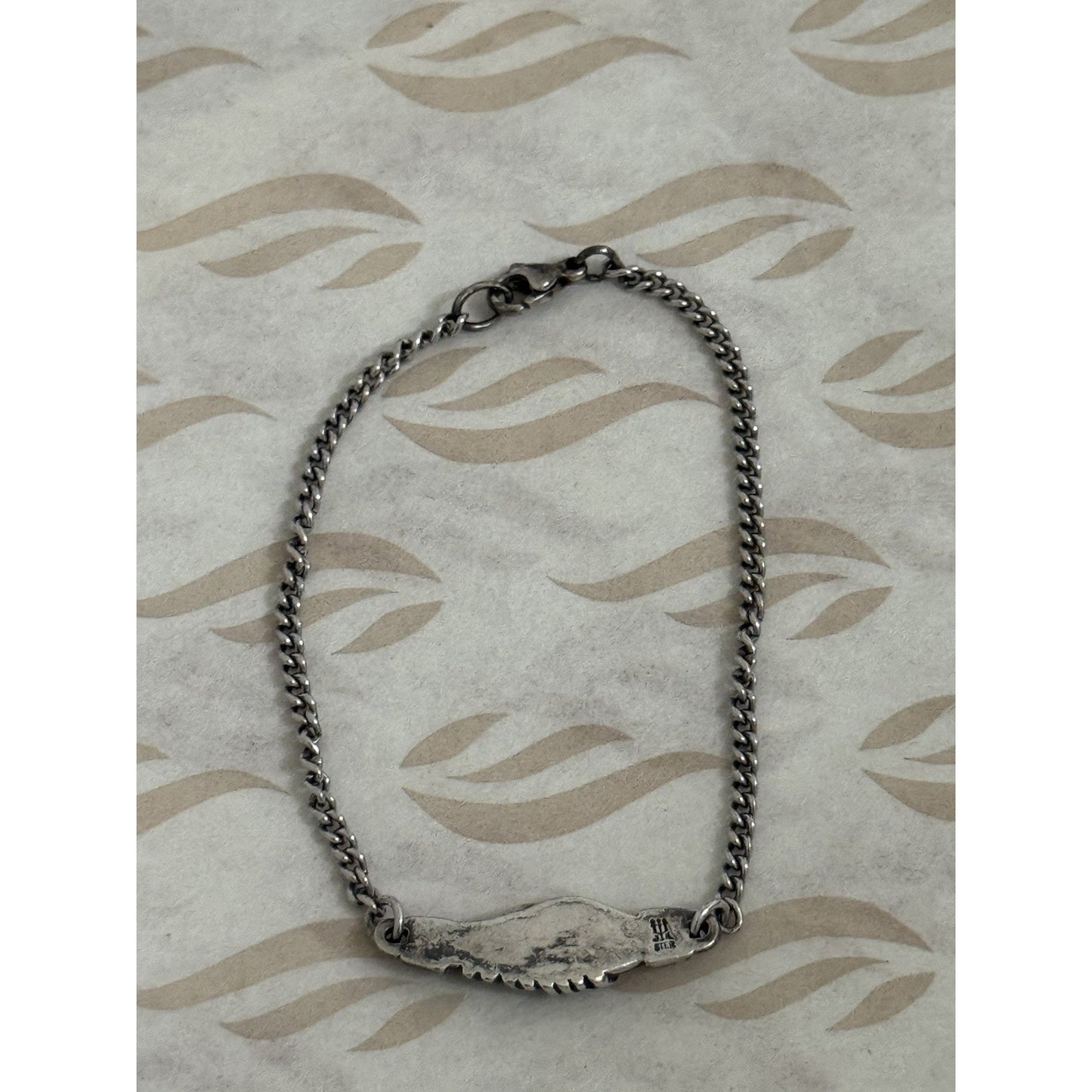 James Avery Retired Sterling Silver Friendship Bracelet 6.5”