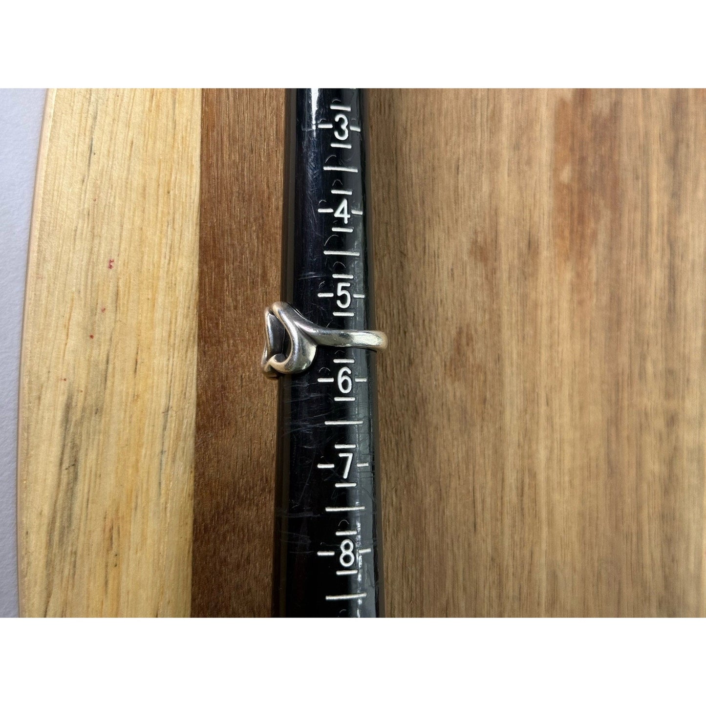 James Avery Retired Sterling Silver Two Hearts Together Ring Size 5.5