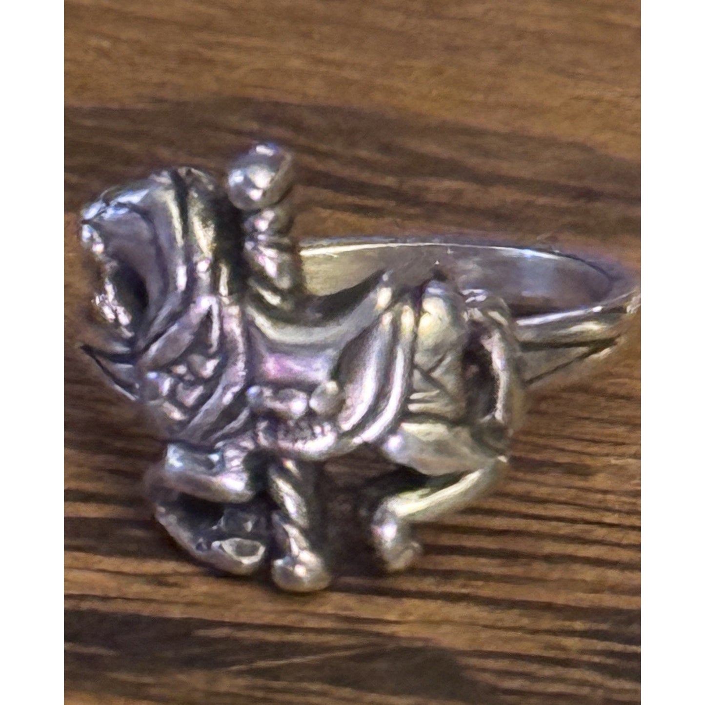 James Avery Retired Silver 925 Carousel Horse Ring Size 3.5 with JA Box & Pouch Pre-Owned