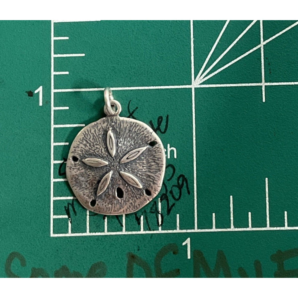 Vintage 925 Sterling Silver Sand Dollar Charm