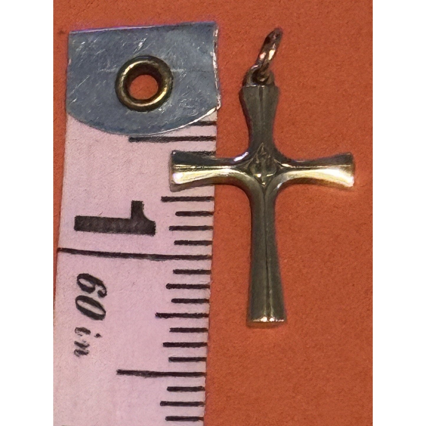 James Avery Serenity Descending Dove 14k Gold Cross Pendant Pre-Owned