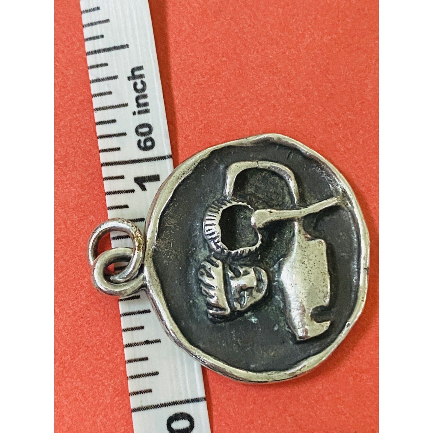 James Avery Retired Rare HTF Silver Abstract Aquarius Charm or Pendant Pre-Owned