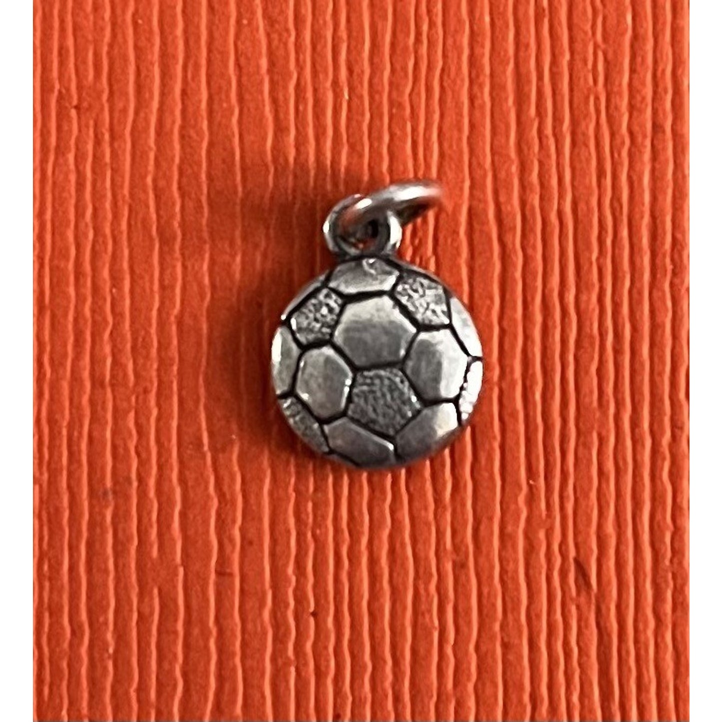 James Avery Retired Sterling Silver Soccer Ball Charm Pre-Owned