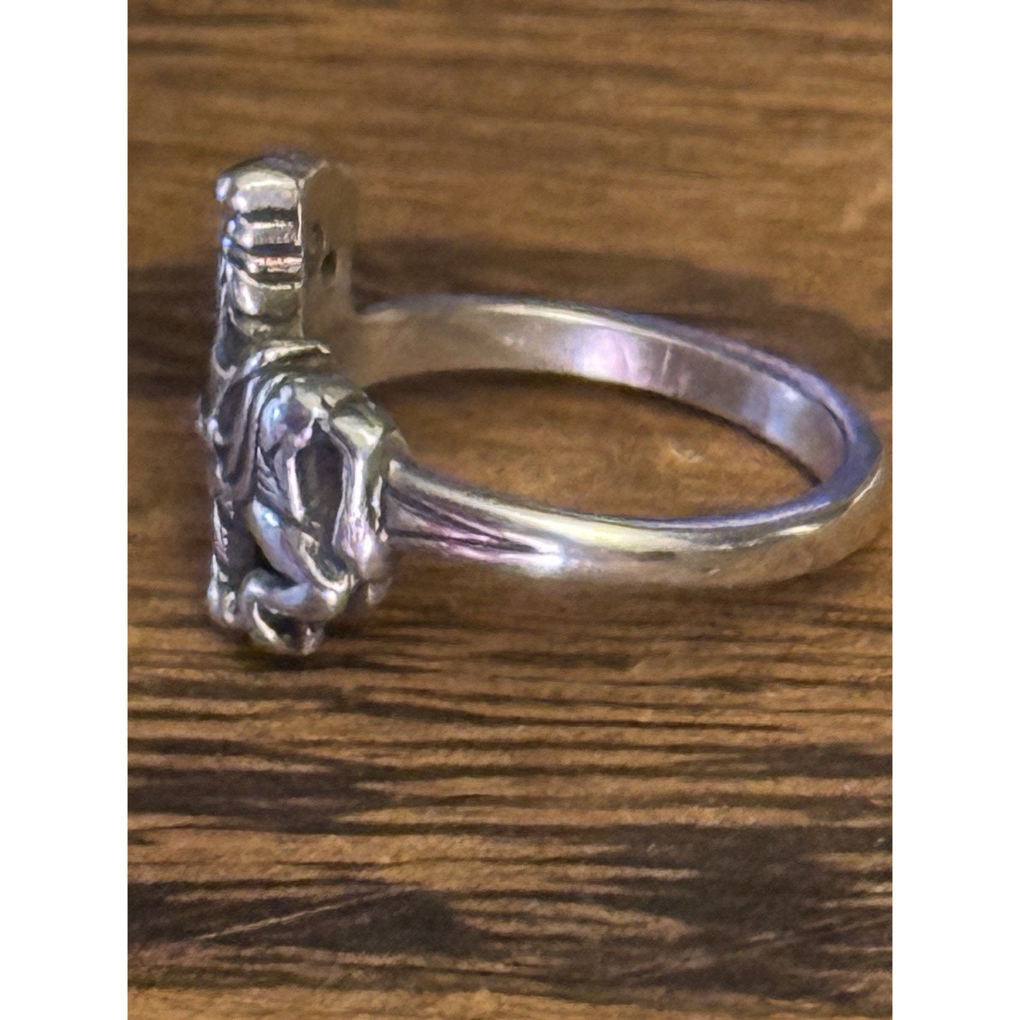 James Avery Retired Silver 925 Carousel Horse Ring Size 3.5 with JA Box & Pouch Pre-Owned