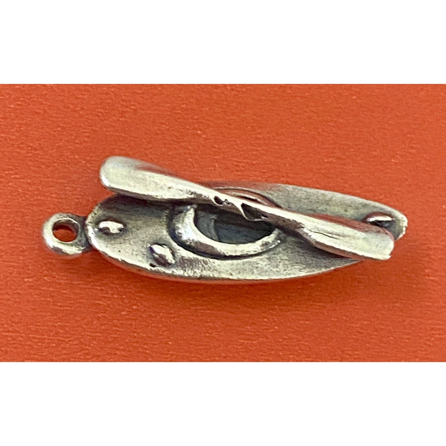 James Avery Retired Hard to Find Rare Kayak Silver Charm Pre-Owned