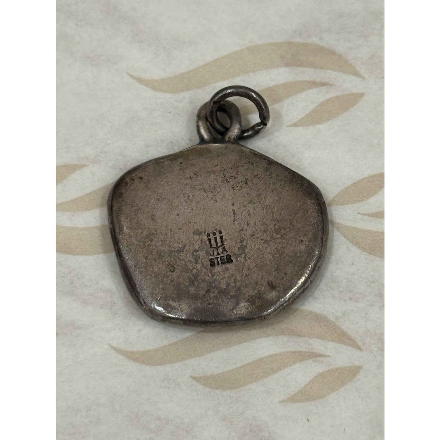 Pre Owned James Avery Rare & Retired Sterling Silver Abstract Zodiac Taurus Bull Pendant or Charm