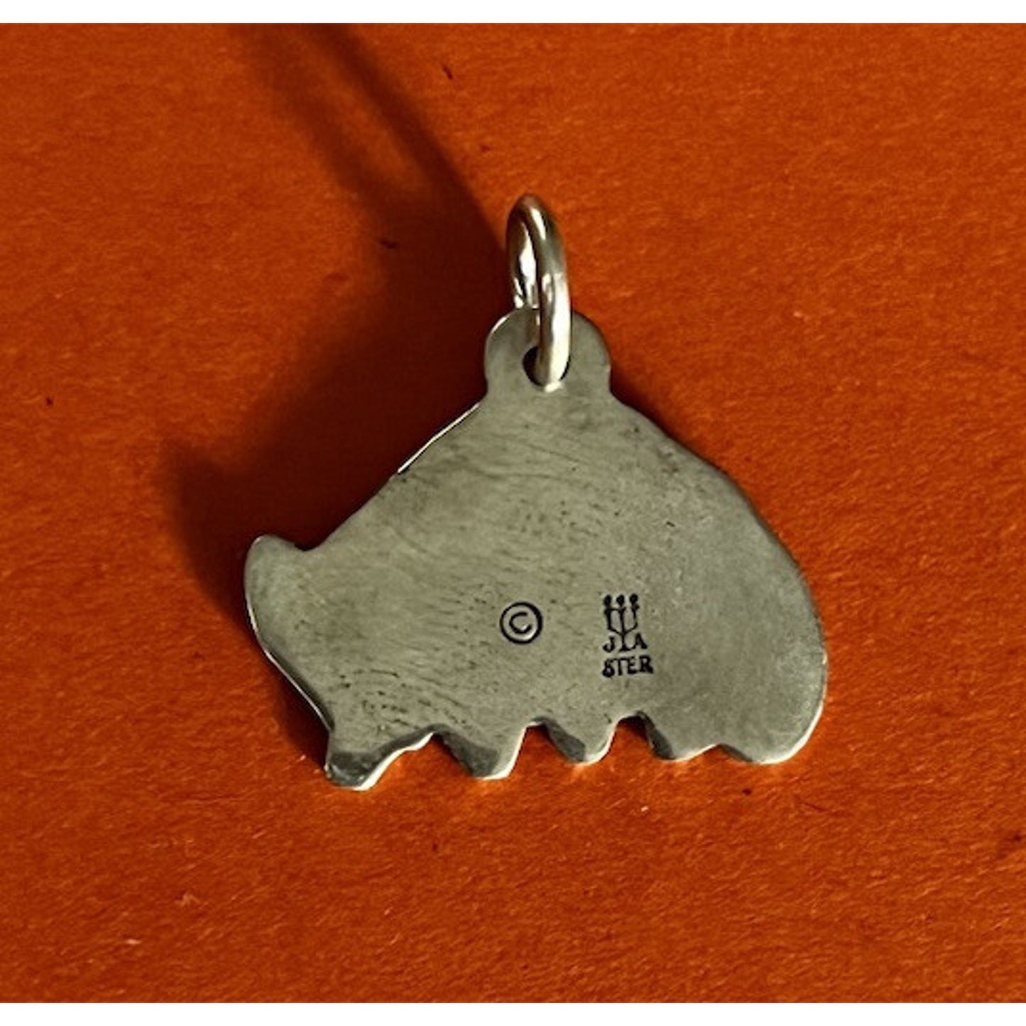 James Avery Retired Sterling Silver Raccoon Charm Or Pendant Pre-Owned
