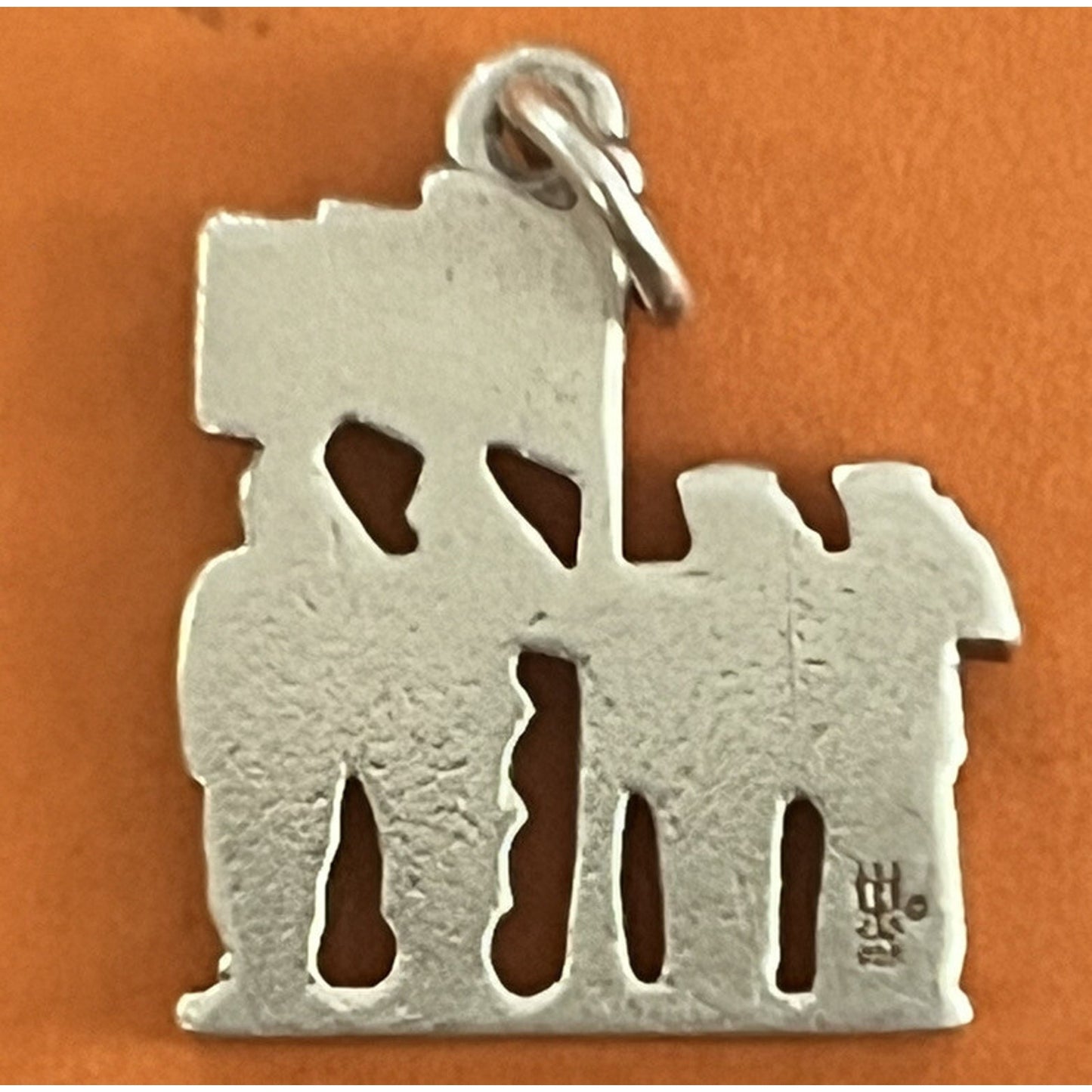 James Avery Retired Sterling Silver Military Soldiers Charm