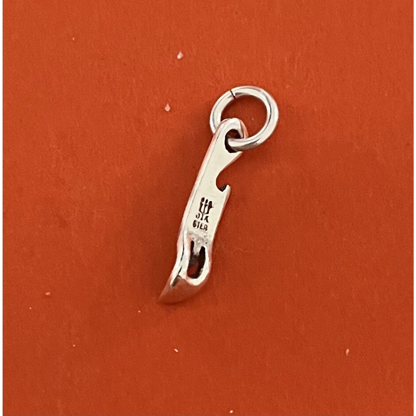Pre owned James Avery Retired Sterling Silver Small Bottle Opener Charm