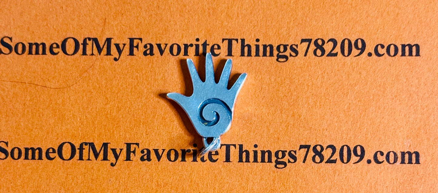 Pre Owned James Avery Retired Rare Hamsa Healing Hand Charm