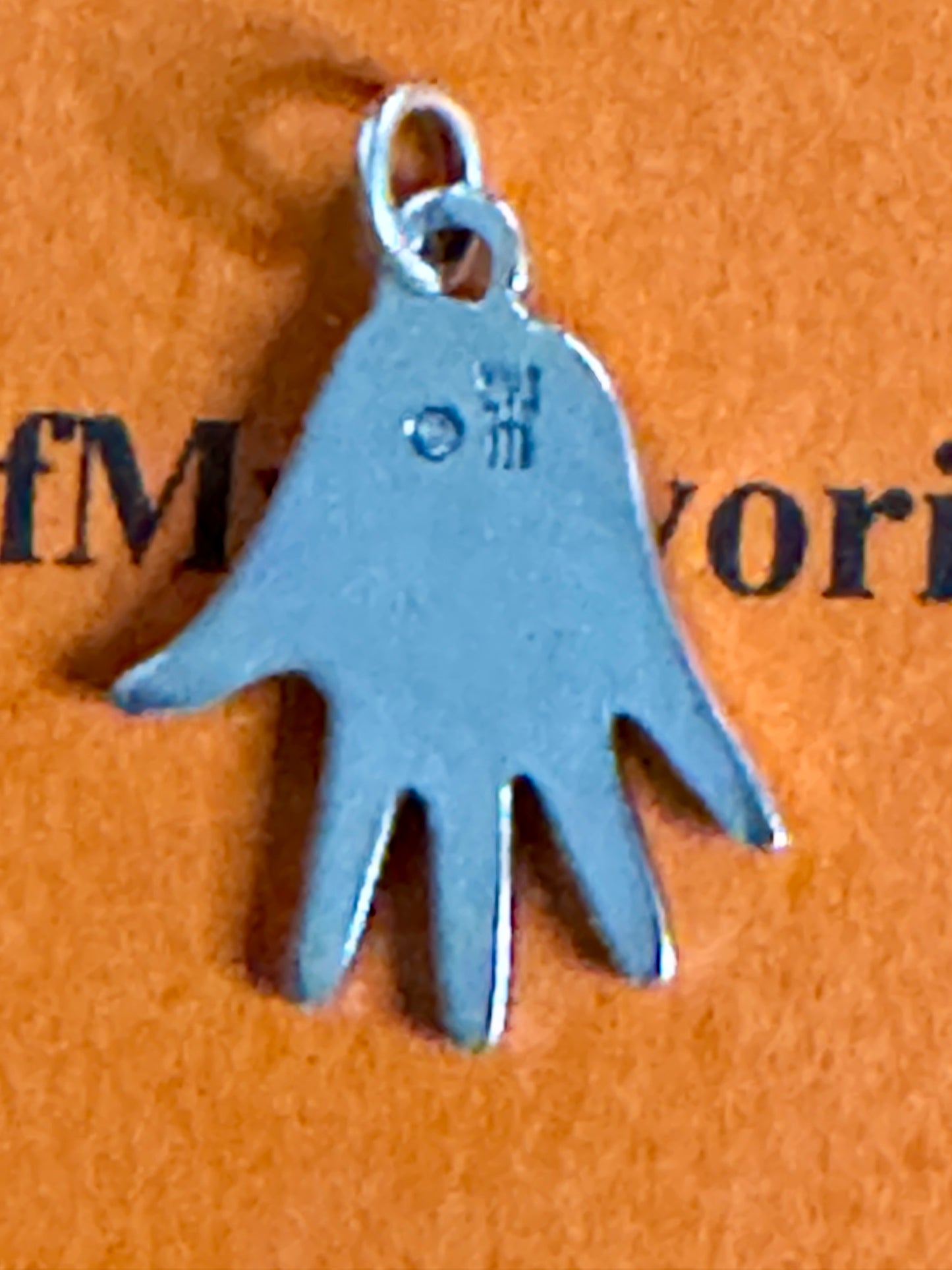 Pre Owned James Avery Retired Rare Hamsa Healing Hand Charm