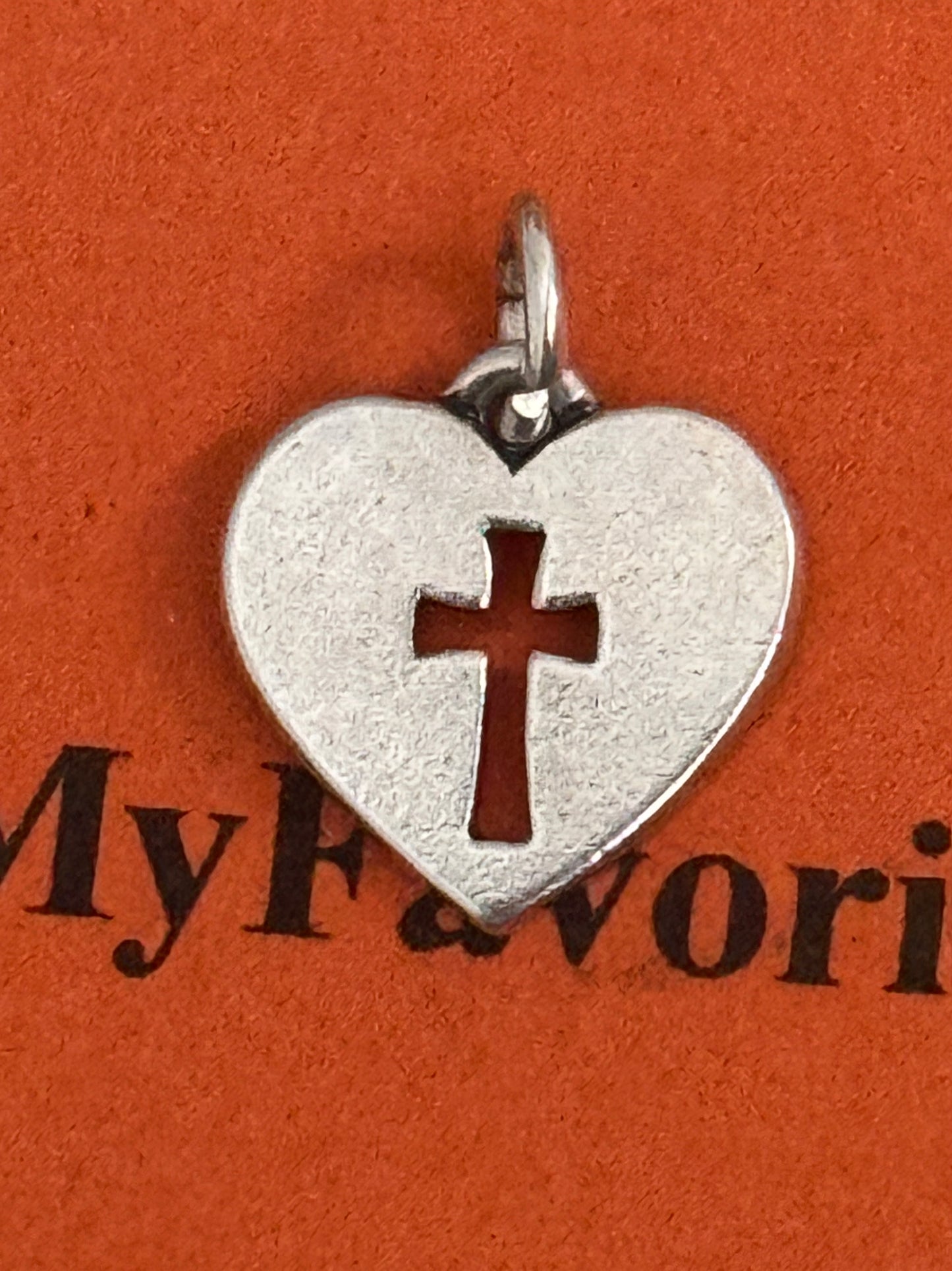 Pre Owned James Avery Heart Crosslet Crosslet Charm