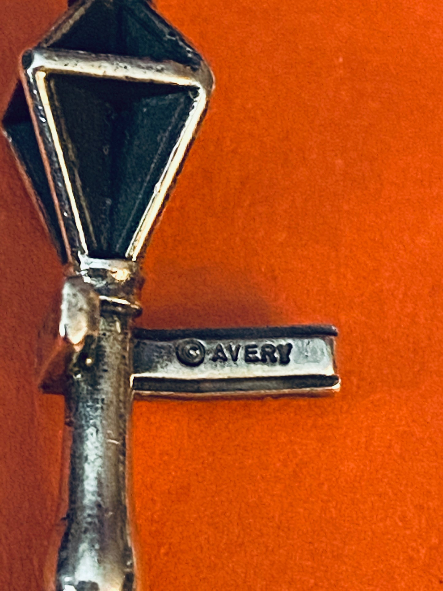 Pre Owned James Avery Retired RARE HTF Silver Lamp Post Charm