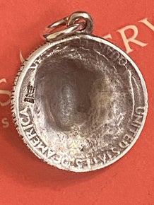 Pre-Owned James Avery Retired Silver Lady Liberty Charm