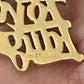 Preowned James Avery Retired Rare Hard to Find 14k Gold LIVE LOVE LAUGH Charm