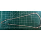 Vintage Brighton Silver Plated Curved Bar Bead Woven Chain Necklace 21” Adjustab