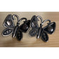 Vintage Sterling Silver Butterfly Heart Mariposa Pierced Earrings Oxidized