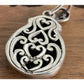 Vintage Sterling Silver Turquoise Pendant 925 Southwestern Artisan