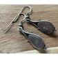 Sterling Silver Lapis Lazuli Dangle Earrings 925 Southwestern Navajo Style Drop