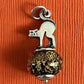 James Avery Retired Scaredy Cat Finial Art Glass