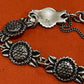 Preowned James Avery Retired Sterling Silver Sunflower Link Bracelet