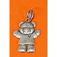 Pre owned James Avery Retired Silver Rare Girl Scout Cookies Teddy Bear 89 Charm
