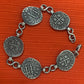 Preowned James Avery Retired HTF Rare Silver Pieces of Eight Bracelet