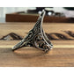 Carolyn Pollack Relios 925 Sterling Silver Filigree Scroll Ring Size 6