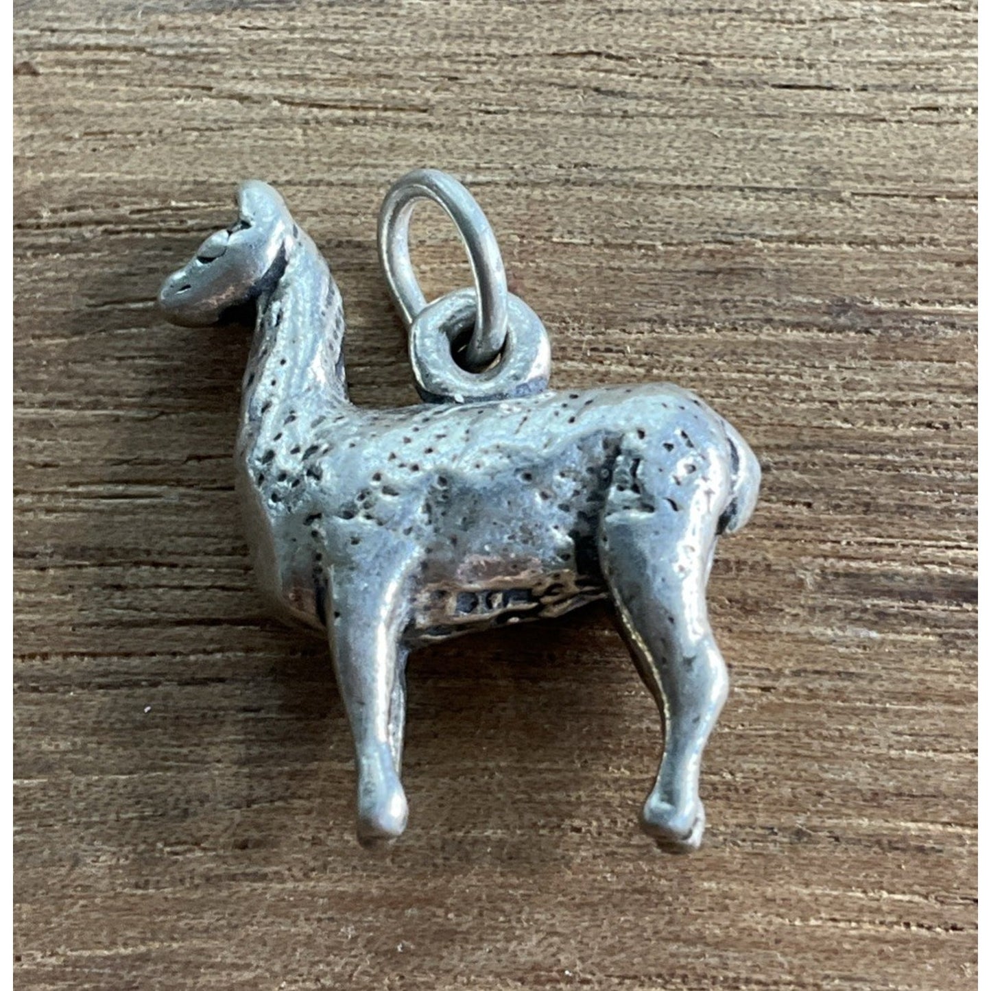 Vintage 925 Sterling Silver Llama Alpaca Charm