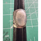 Vintage 925 Sterling Silver Natural Moonstone Statement Ring Size 8 13g Boho